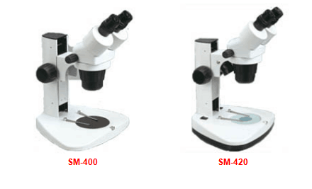 Sm-400/410/420/430 στερεοφωνικό μικροσκόπιο ζουμ