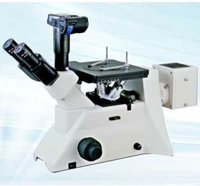 Κίνα Το κεφάλι Trinocular ανέστρεψε το μεταλλουργικό μικροσκόπιο με τη διεπαφή ψηφιακών κάμερα εργοστάσιο